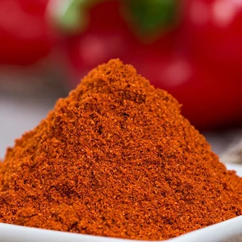 A close up shot of cayenne pepper extract