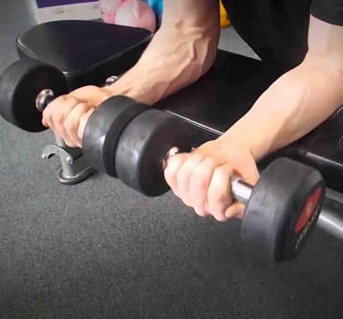 Palms-Up Dumbbell Wrist Curl