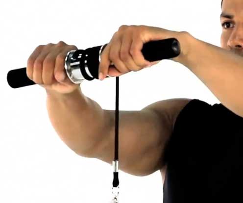 Performing Wrist Roller Exercises