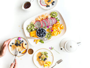 Fruits on a plate