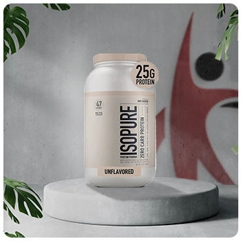 Isopure Whey protein supplement product