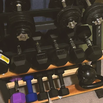 CTA of Marcy 3 Tier Dumbbell Rack