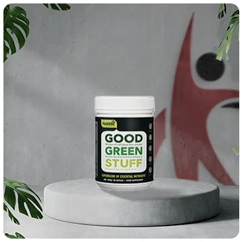 NUZEST Good Green Stuff supplement product