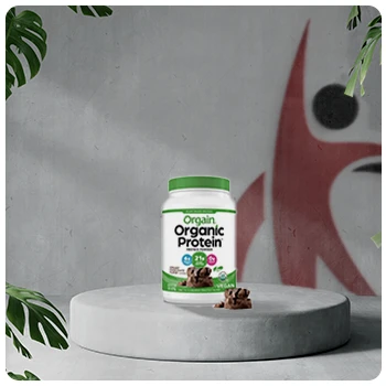 Orgain Organic Plant-Based Protein Powder supplement product