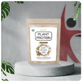 Pure Food Plant-Based Protein Powder with Probiotics