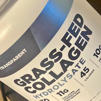 CTA of Transparent Labs Grass Fed Collagen Hydroslyate