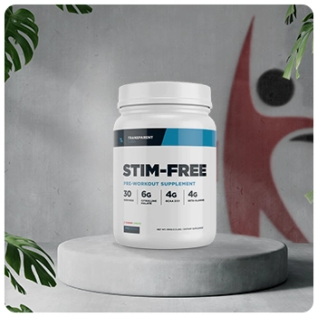 Transparent Labs Stim-Free Pre-Workout supplement product