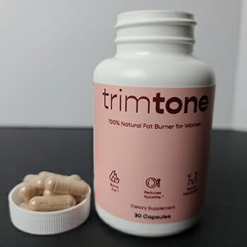 Trimtone product on table
